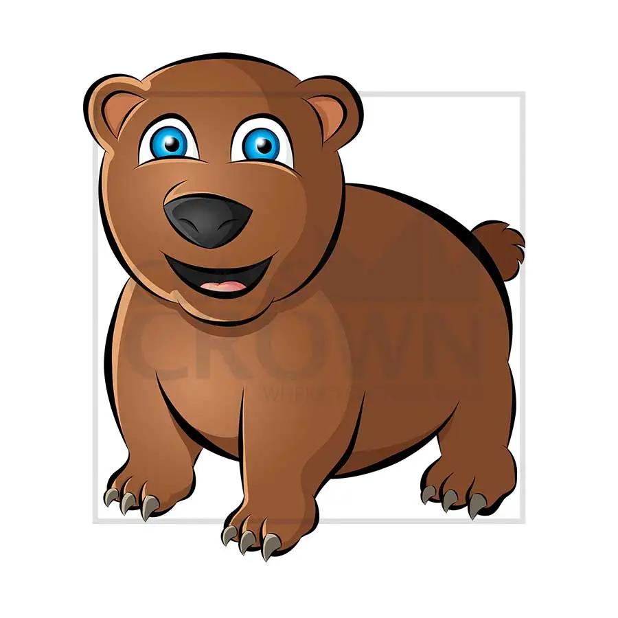 Bear clipart, Brown bear
