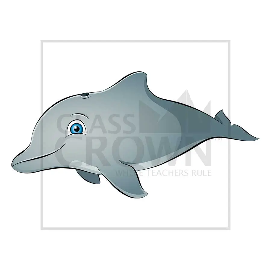 Dolphin clipart, Gray dolphin porpoise