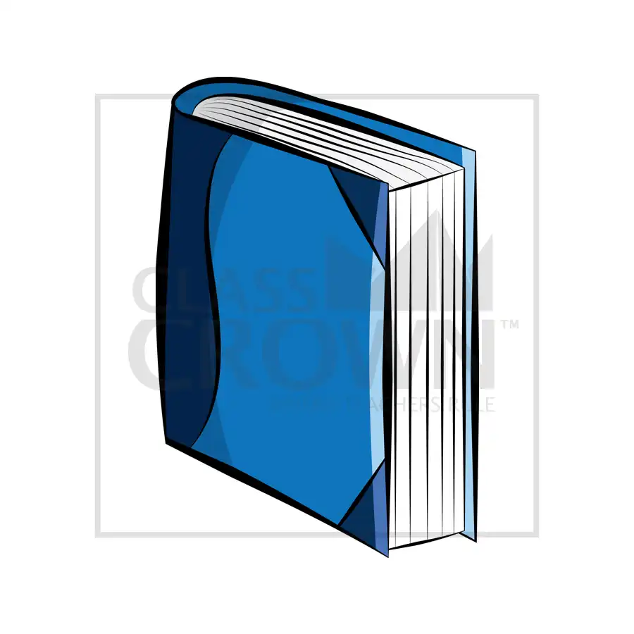 Closed book, blank cover