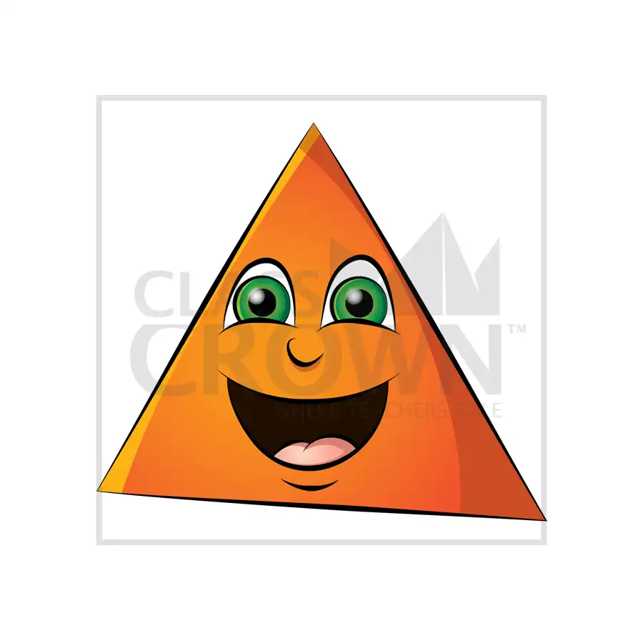 Smiling Triangle clipart