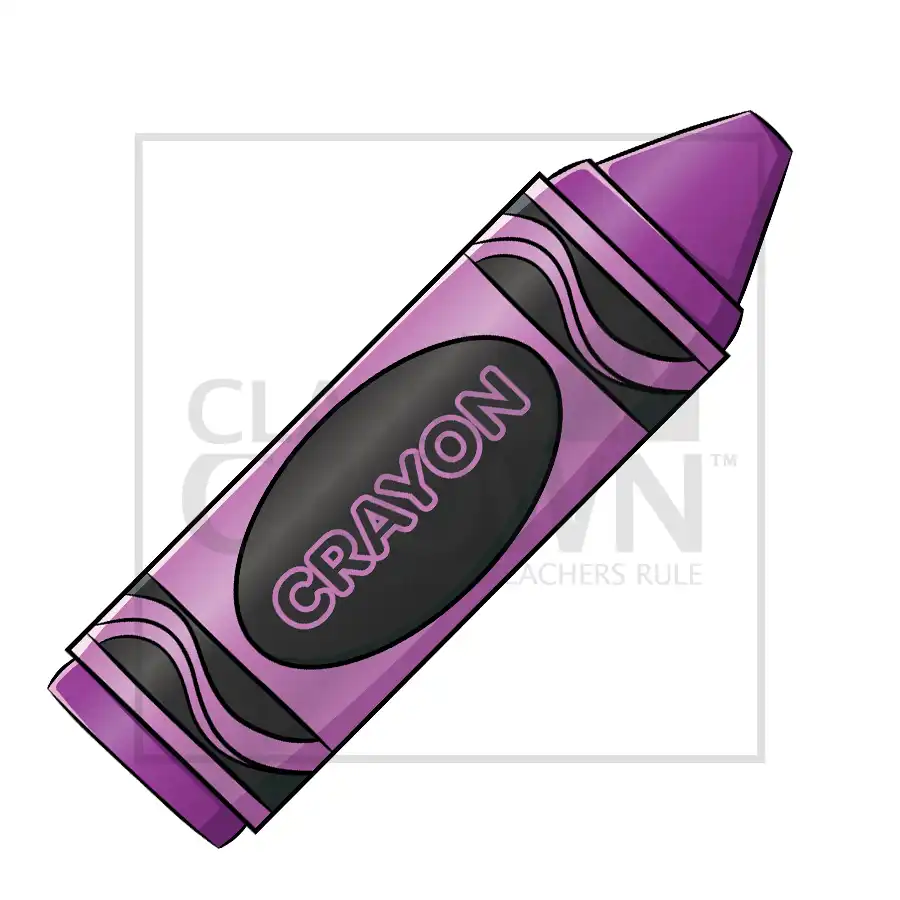 Purple Crayon clipart