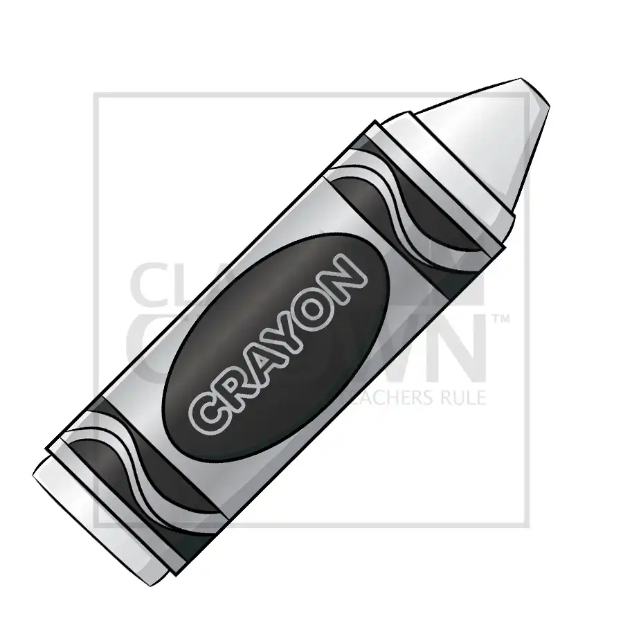 Large white crayon with space for text