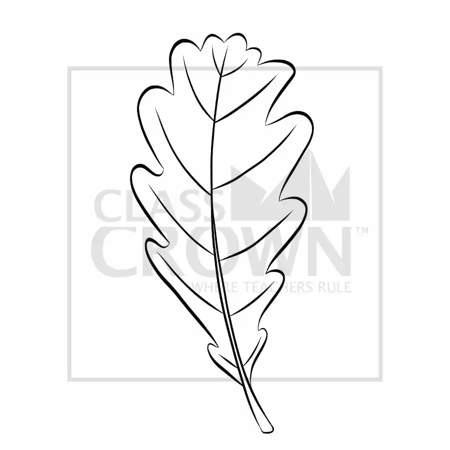 Fall leaf clipart, red