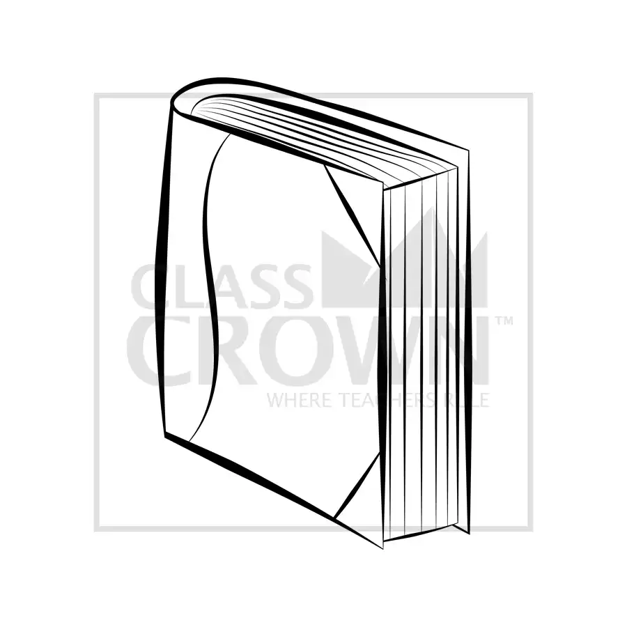 Closed book, blank cover
